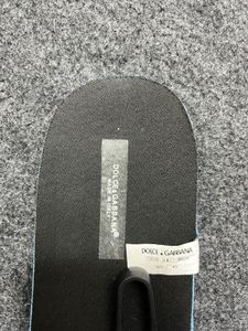 Dolce &amp; Gabbana Black Knit Slip-On Sneakers