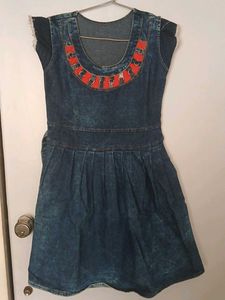 Denim dress