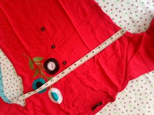 Embroidered 2  Kurta Set with Pant