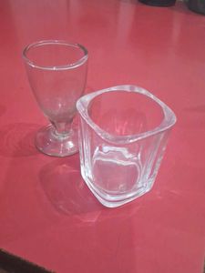 Set Of Two Unique Shorts Glass A