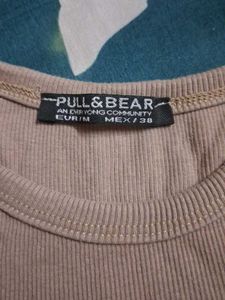 Pull&amp;Bear Ribbed Tank Top