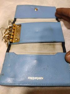 Fred Perry Leather Key case wallet