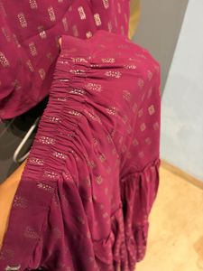 BURGUNDY FESTIVE CO-ORD SET