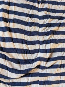 Striped Long Sleeve Soft Top