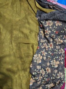 Floral Print saree