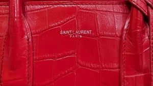 Ysl Sac De Jour Red tote bag