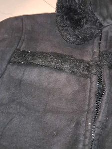 Black Faux Fur Lined Jacket