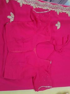 Beautiful Handwork Saree with blouse