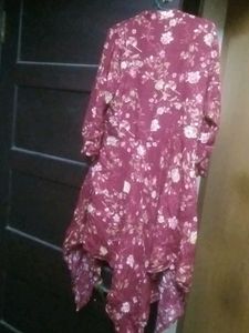 Floral Print Kurta