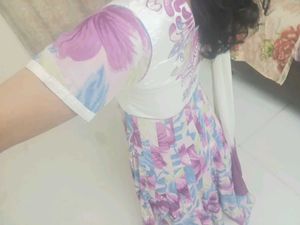 Stylish Floral Print Kurta Set