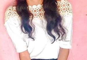 Off-Shoulder Crochet Top