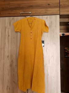 Yellow Daily wear Kurti