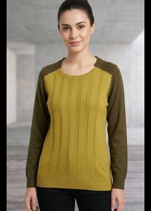 Women's Stylish Ribbed Knit Sweater