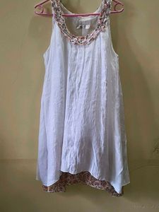 summer flare sleeveless dress