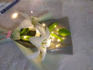 Handmade Crocheted Lily Flower Decor