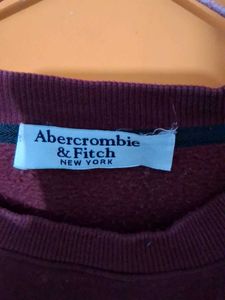Abercrombie &amp; Fitch Maroon Sweater