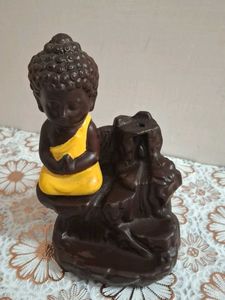 Cute Buddha Fountain Incense Holder
