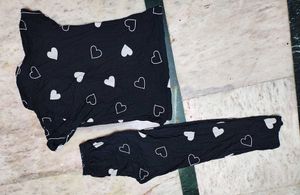 Comfortable Heart Print Pyjama Pants