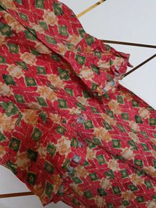 Vibrant Geometric Print Kurta