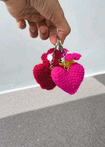 Heart Keychain Set of three