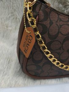 Dupe Coach Monogram Shoulder Bag with Dustcover