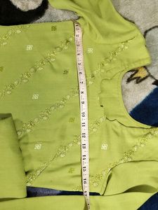 Fully Embedded Panjali Suit With Pure Dupatta