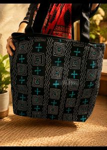 Midnight Tribal Tote