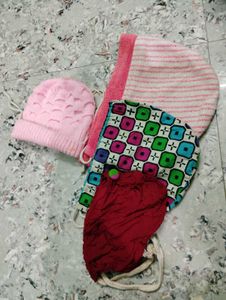 Bundle of Baby Girl Hats