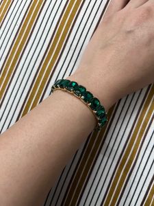 Elegant Emerald Cut Bracelet