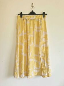Lemon Sorbet Artistic A-Line Skirt