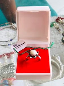 Pure 925 Silver Ring💍 (wt:5.120g)