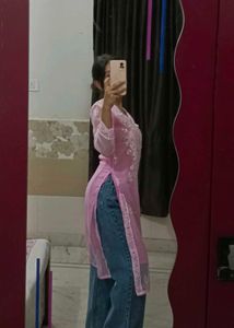 Vintage Wash Denim Jeans