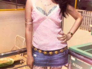 Sheer Lace Trim Cami Top