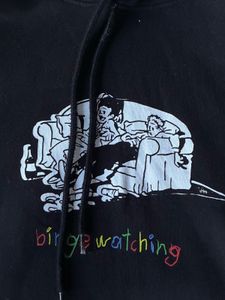 H&amp;M  keith haring Hoodie "Bing Watching" Graphic
