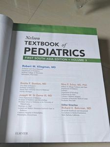 Nelson Textbook of Pediatrics Vol 3