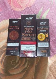 3 FACE SERUMS