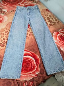 Light Wash Wide Leg Jeans