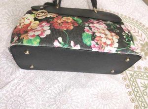 Floral Print Shoulder Bag