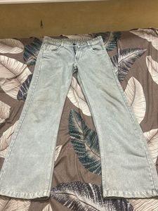 Light Wash Flare Leg Jeans