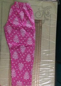 Pink Printed Cotton Coord Set