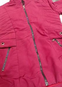 Trendy Winter Jacket for Women  Maroon Padded