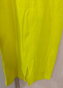 Neon Yellow Slip Dress