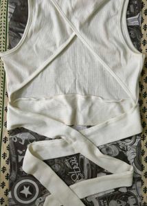 Open Back Tie Crop Top! 💌