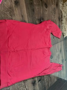 Pink Graphic Print Long Sleeve Top