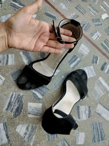 Chic Black Block Heels