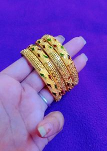 💕Gold Plated Bangles For Women