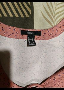 Pink Printed Cutout Maxi Dress forever21
