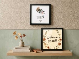 Acrylic glass Framed Wall Art (set of 2)