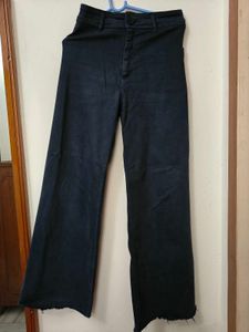 ZARA Wide Leg Denim Jeans