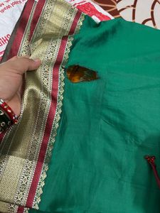 saree green colour